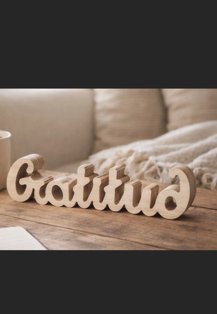 Deco "GRATITUD"