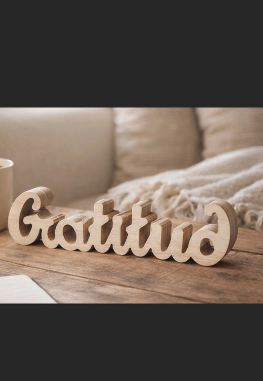 Deco "GRATITUD"
